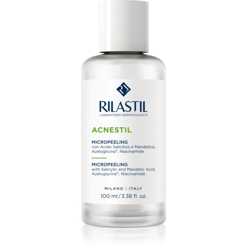 Rilastil Acnestil eksfoliacijsko in vlažilno mleko za aknasto kožo 100 ml