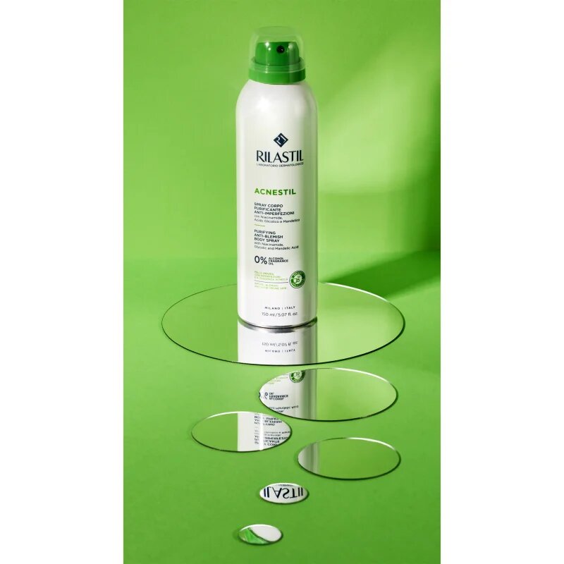 Rilastil Acnestil pršilo za telo proti aknam 150 ml