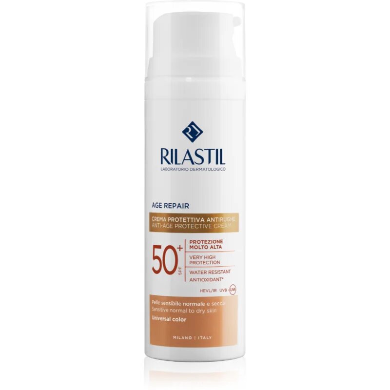 Rilastil Age Repair SPF 50+ zaščitna tonirana krema za obraz SPF 50+ 50 ml