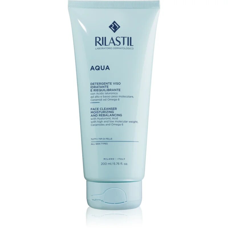 Rilastil Aqua čistilna emulzija za obraz 200 ml