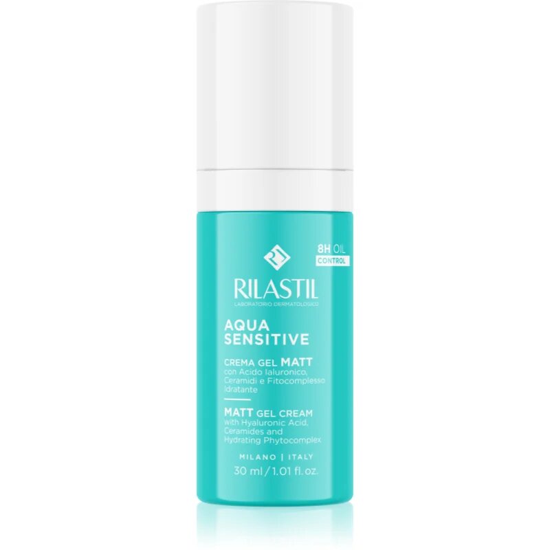 Rilastil Aqua Sensitive matirajoča gelasta krema z vlažilnim učinkom 30 ml