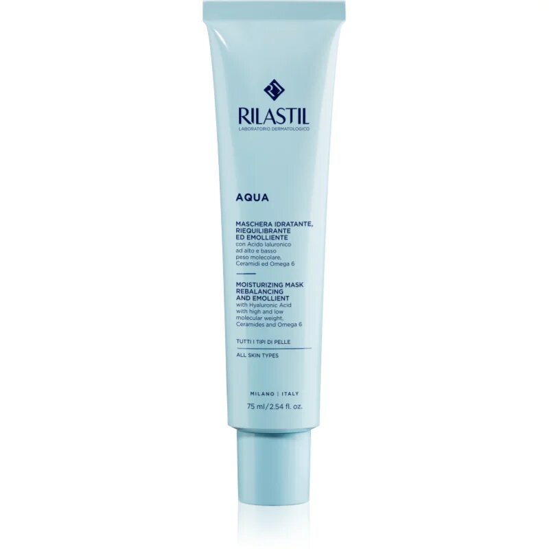 Rilastil Aqua vlažilna maska s hialuronsko kislino 75 ml