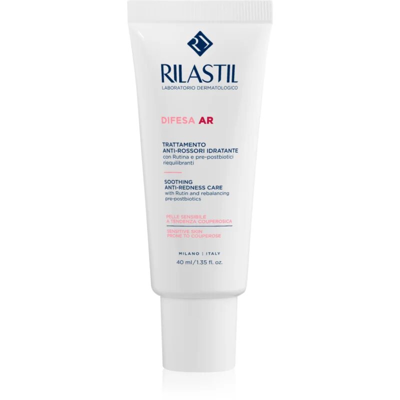 Rilastil Difesa AR pomirjujoča krema proti rdečici na obrazu 40 ml