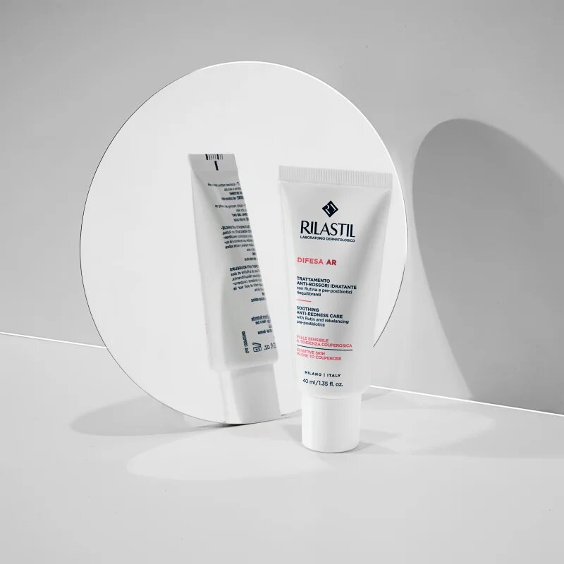 Rilastil Difesa AR pomirjujoča krema proti rdečici na obrazu 40 ml