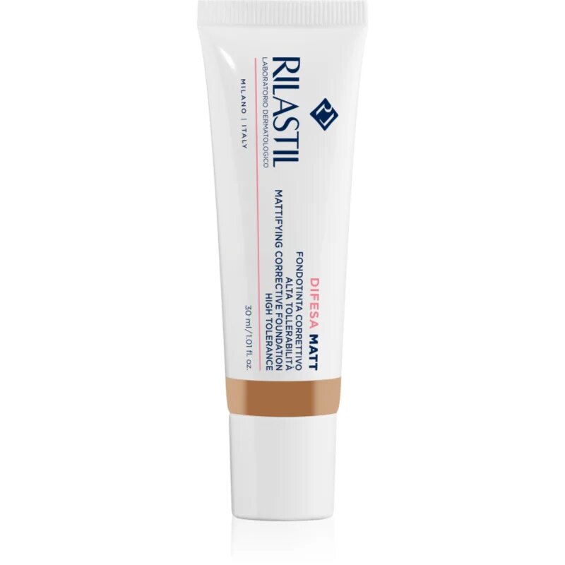 Rilastil Difesa Make Up Matt matirajoči tekoči puder odtenek 03 30 ml