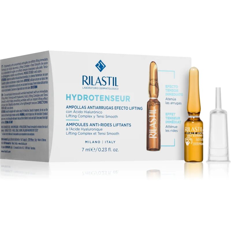 Rilastil Hydrotenseur ampule za intenzivno obnovo kože z učinkom liftinga 7 ml