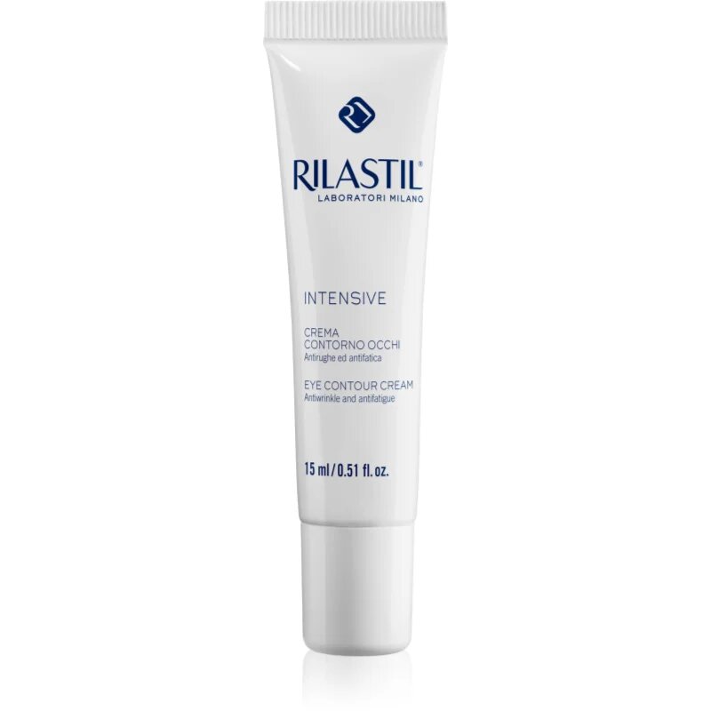 Rilastil Intensive krema za predel okoli oči proti gubam zabuhlosti in temnim kolobarjem 15 ml