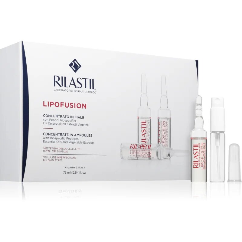 Rilastil Lipofusion serum proti celulitu v ampulah 10x7.5 ml