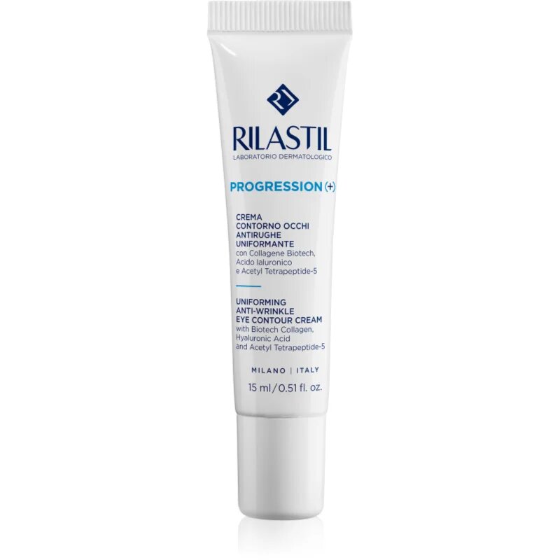 Rilastil Progression(+) krema proti gubam za predel okoli oči 15 ml