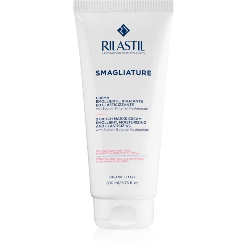 Rilastil Smagliature vlažilna in mehčalna krema za strije 200 ml