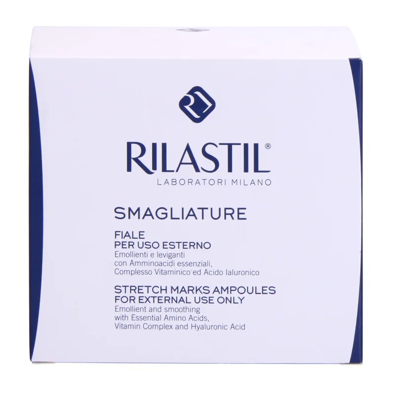 Rilastil Stretch Marks gladilni serum proti strijam v ampulah 10x5 ml