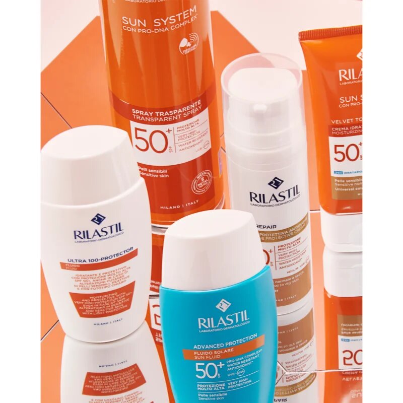 Rilastil Sun System Advanced Protection zaščitni fluid za sončenje SPF 50+ 50 ml