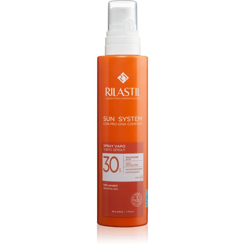 Rilastil Sun System emulzija za sončenje v pršilu SPF 30 200 ml