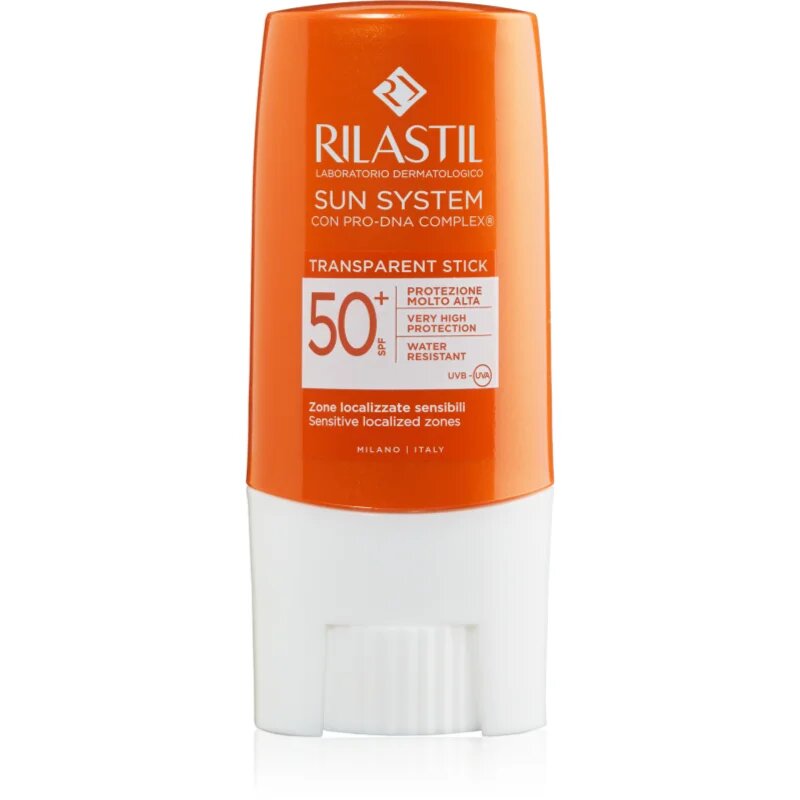 Rilastil Sun System zaščitni balzam za ustnice in občutljive predele SPF 50+ 8.5 ml