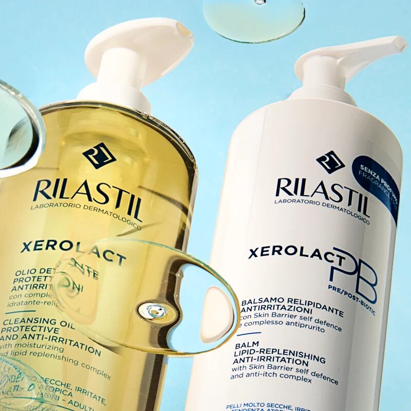Rilastil Xerolact Cleansing Oil čistilno olje za suho do atopijsko kožo 1000 ml