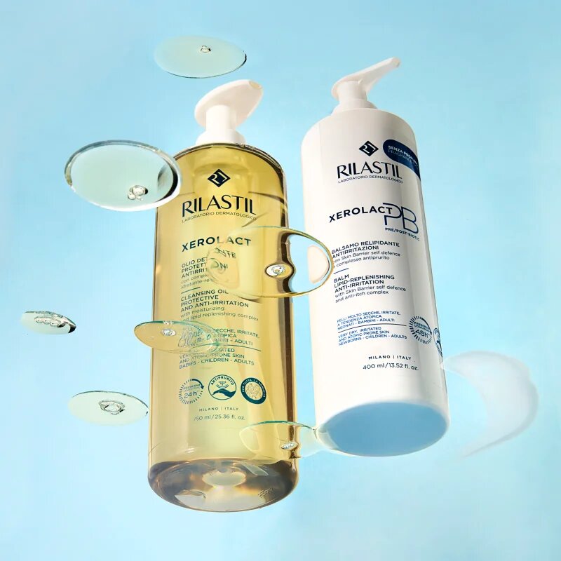 Rilastil Xerolact Cleansing Oil čistilno olje za suho do atopijsko kožo 1000 ml
