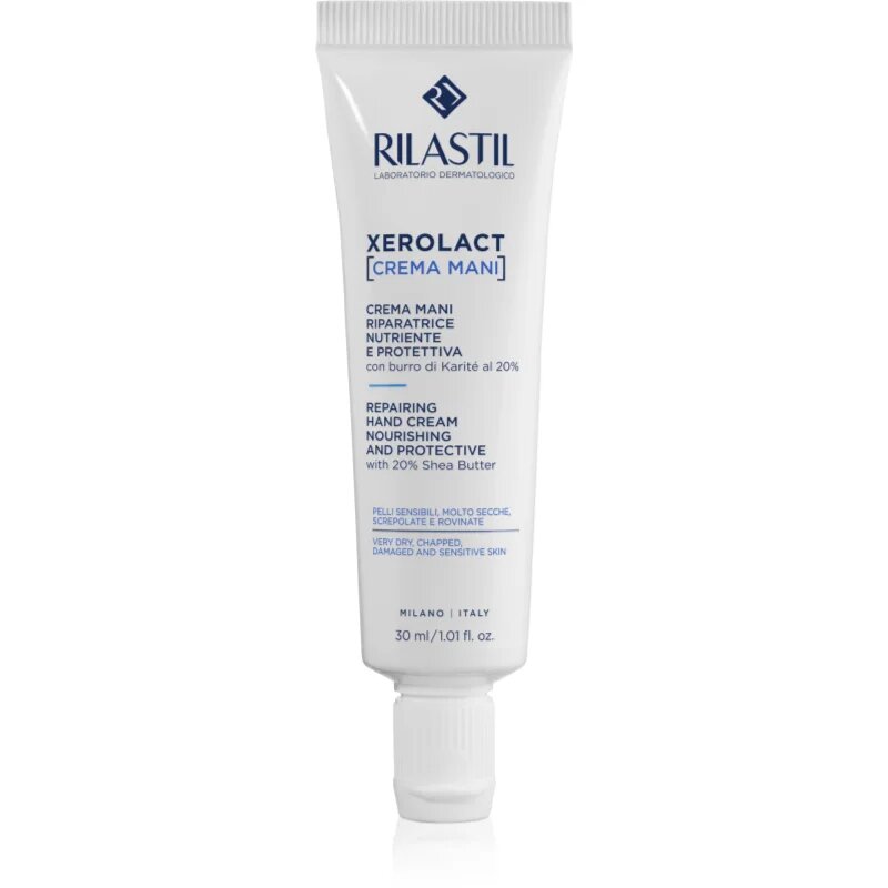 Rilastil Xerolact vlažilna krema za roke za suho do zelo suho kožo 30 ml