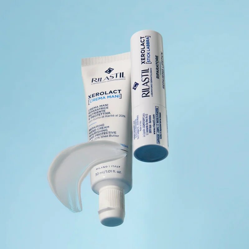 Rilastil Xerolact vlažilna krema za roke za suho do zelo suho kožo 30 ml