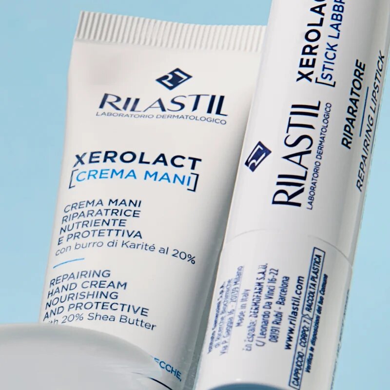 Rilastil Xerolact vlažilna krema za roke za suho do zelo suho kožo 30 ml