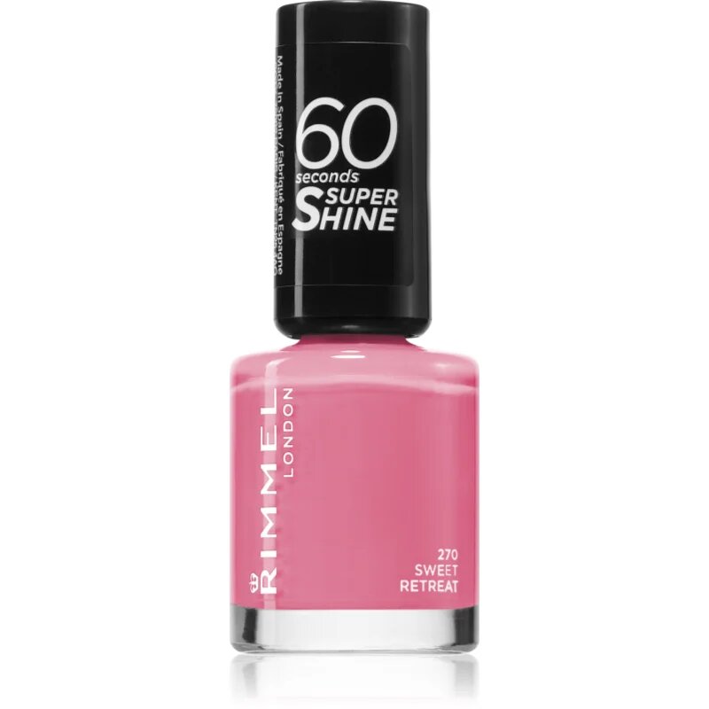 Rimmel 60 Seconds By Rita Ora lak za nohte odtenek 270 Sweet Retreat 8 ml