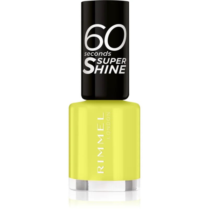 Rimmel 60 Seconds Super Shine lak za nohte odtenek 155 Beach Breeze Please 8 ml