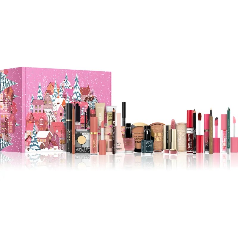 Rimmel Advent Calendar DIY Christmas Wonderland (x Max Factor & Bourjois) adventni koledar