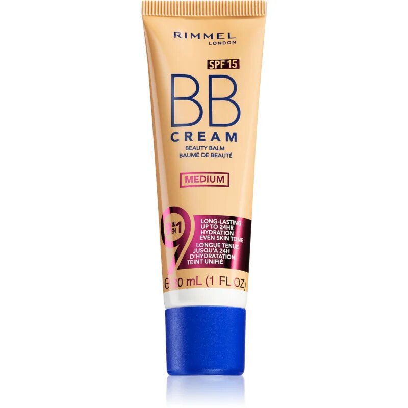 Rimmel BB Cream 9 in 1 BB krema SPF 15 odtenek Medium 30 ml