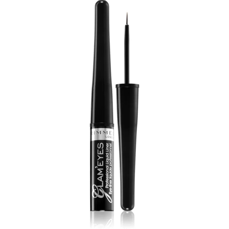 Rimmel Glam' Eyes tekoče črtalo za oči odtenek 001 Black 3.5 ml