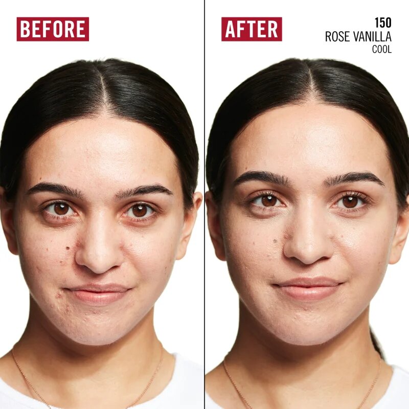 Rimmel Kind & Free Glow It Up lahki vlažilni tekoči puder odtenek 150 Rose Vanilla 30 ml