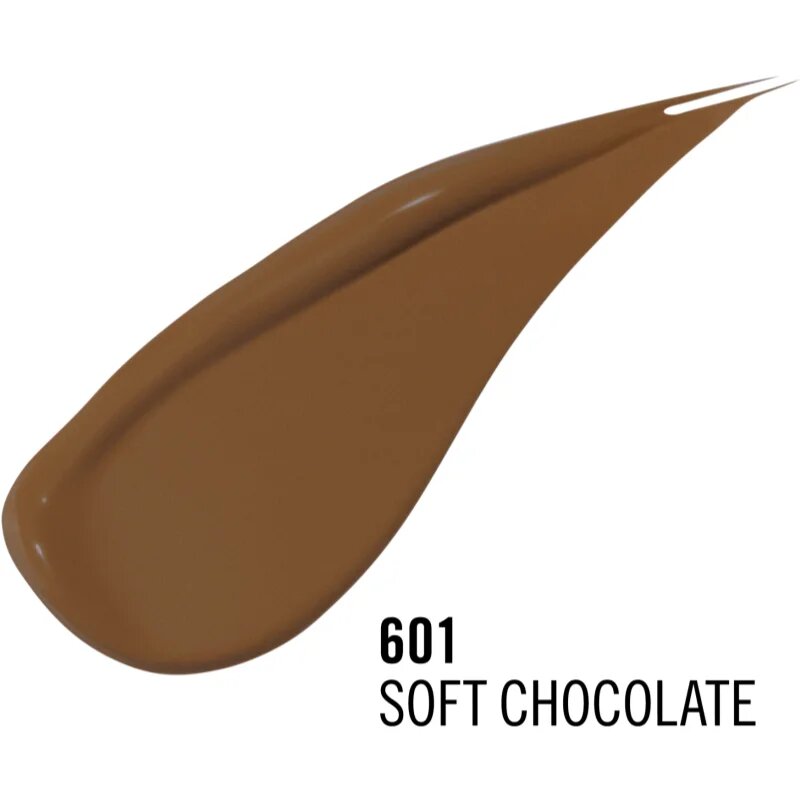 Rimmel Kind & Free Glow It Up lahki vlažilni tekoči puder odtenek 601 Soft Chocolate 30 ml