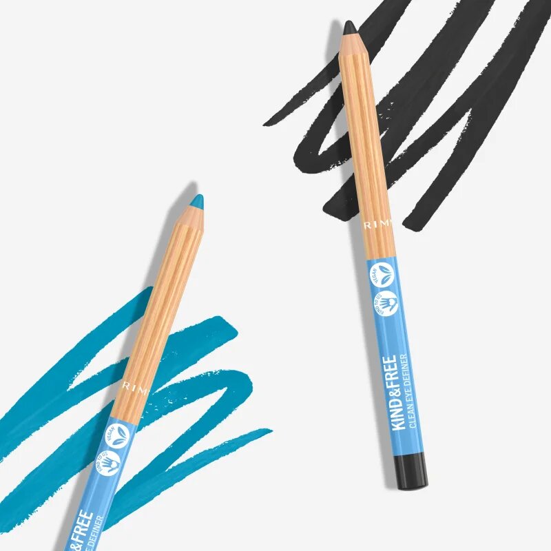 Rimmel Kind & Free svinčnik za oči z intenzivno barvo odtenek 6 Anime Blue 11 g