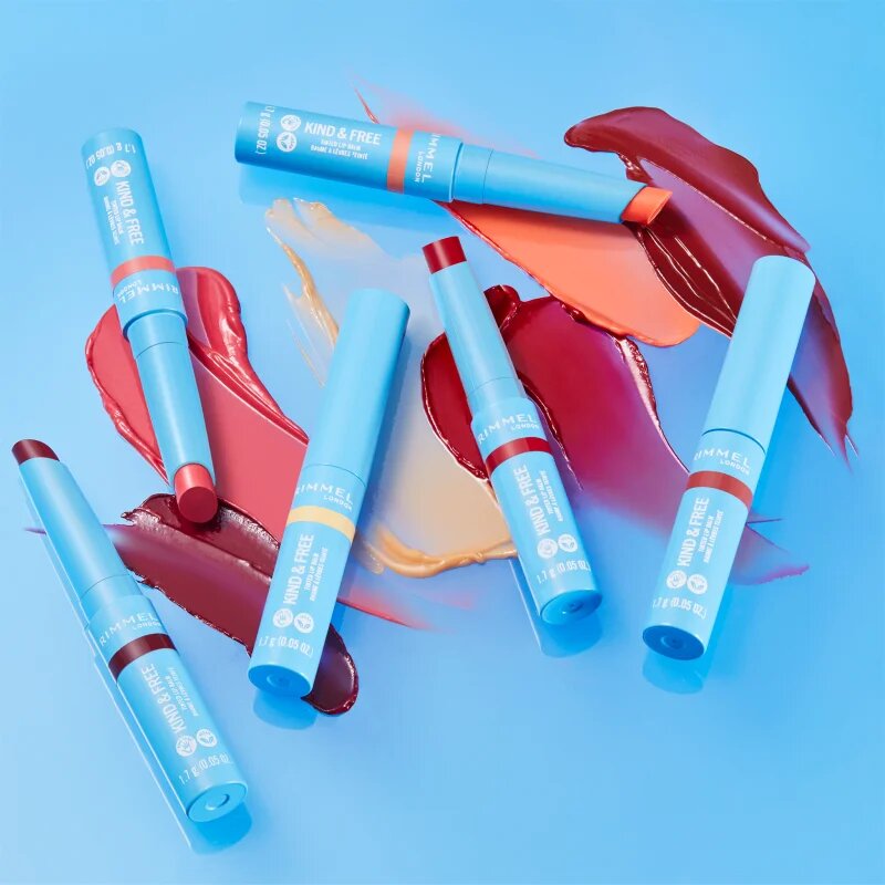 Rimmel Kind & Free tonirani balzam za ustnice odtenek 001 Air Storm 17 g