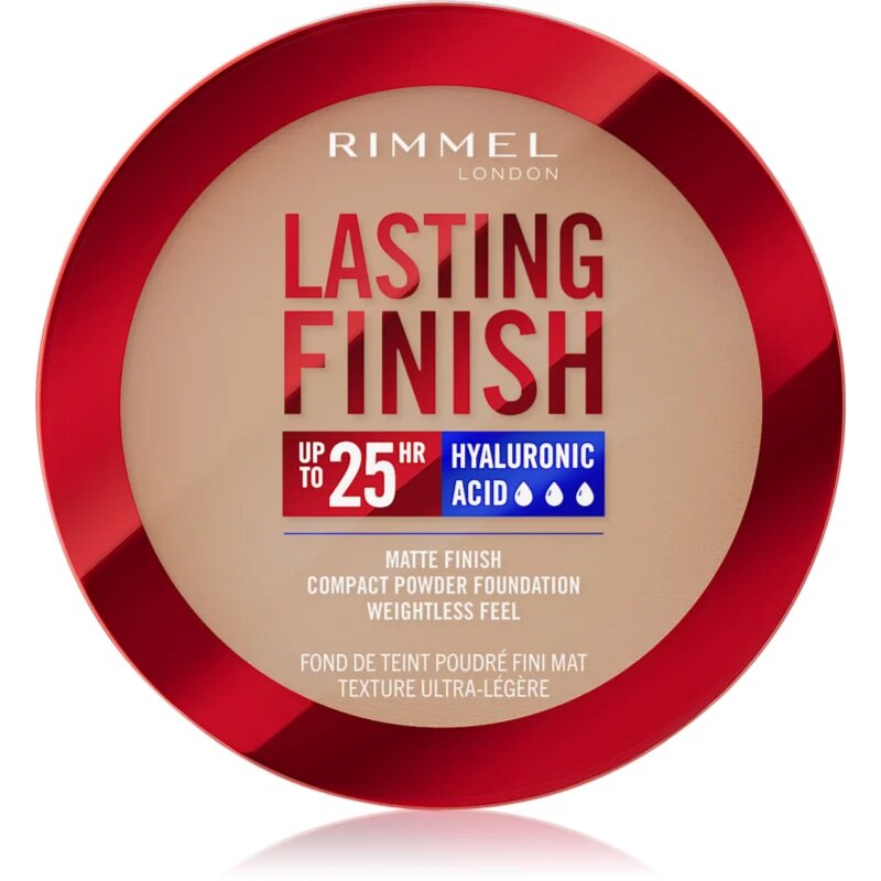 Rimmel Lasting Finish 25H kompaktni puder SPF 20 odtenek 007 Golden Beige 7 g