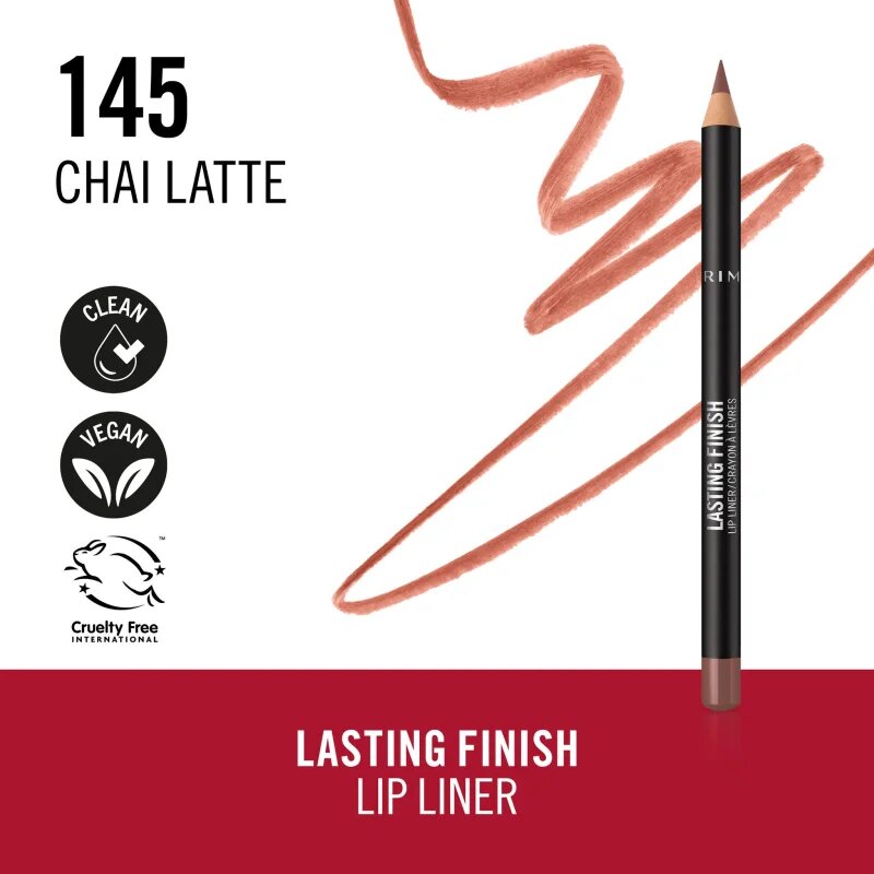 Rimmel Lasting Finish črtalo za ustnice odtenek 145 Chai Latte 1.2 g