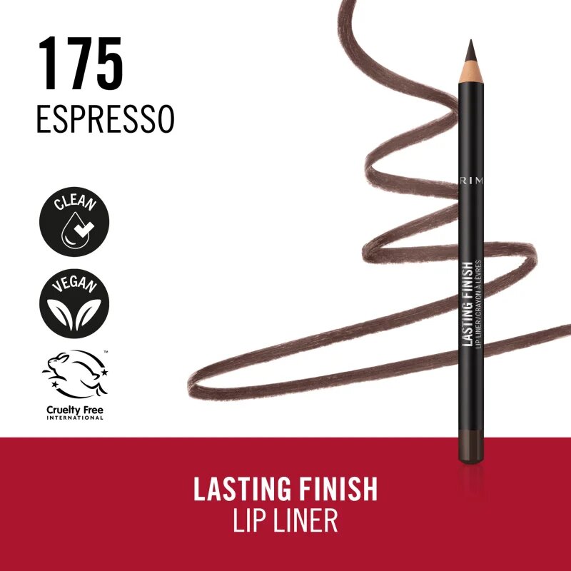 Rimmel Lasting Finish črtalo za ustnice odtenek 175 Espresso 1.2 g
