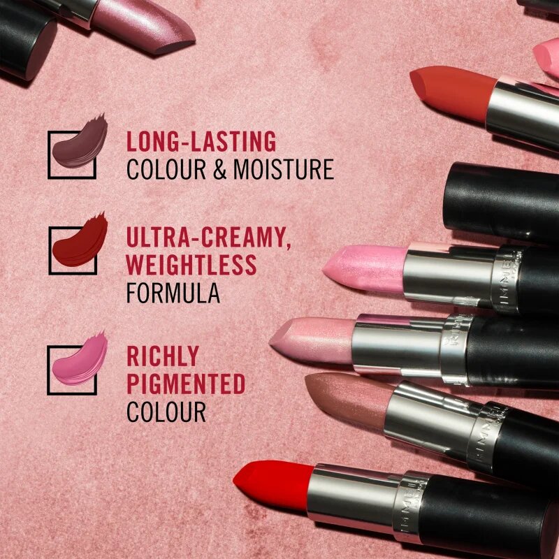 Rimmel Lasting Finish dolgoobstojna šminka odtenek 206 Nude Pink/ Pink Key Promise 4 g