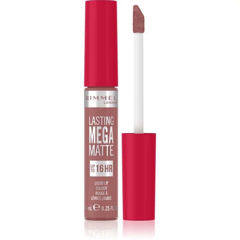 Rimmel Lasting Mega Matte lahka tekoča mat šminka 16 ur odtenek Strapless 74 ml