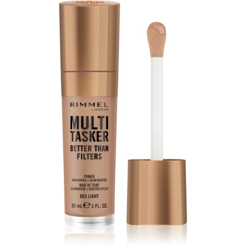 Rimmel Multi-Tasker Better Than Filters posvetlitvena podlaga za poenotenje tona kože odtenek 003 Light 30 ml