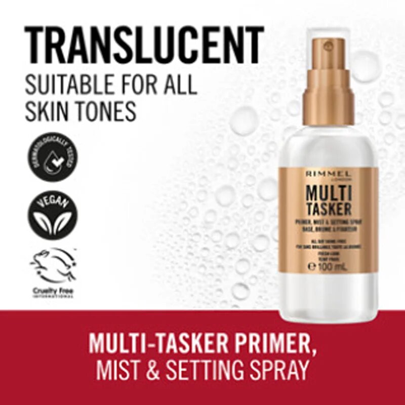 Rimmel Multi-Tasker podlaga in pršilo za fiksacijo v enem 100 ml