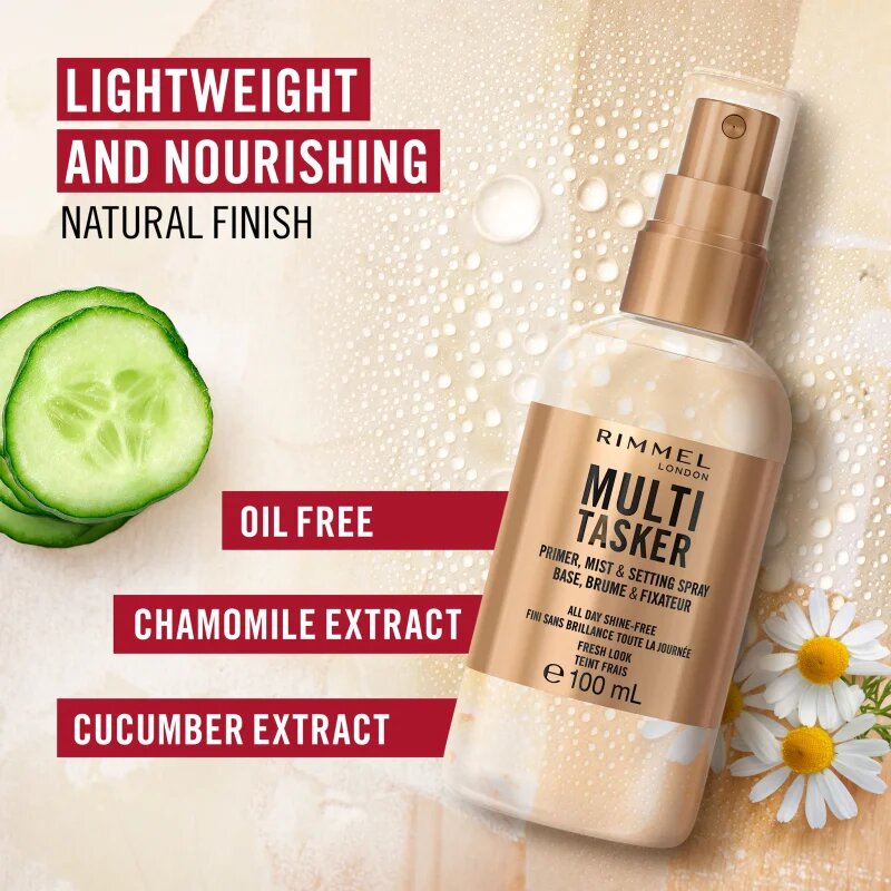 Rimmel Multi-Tasker podlaga in pršilo za fiksacijo v enem 100 ml