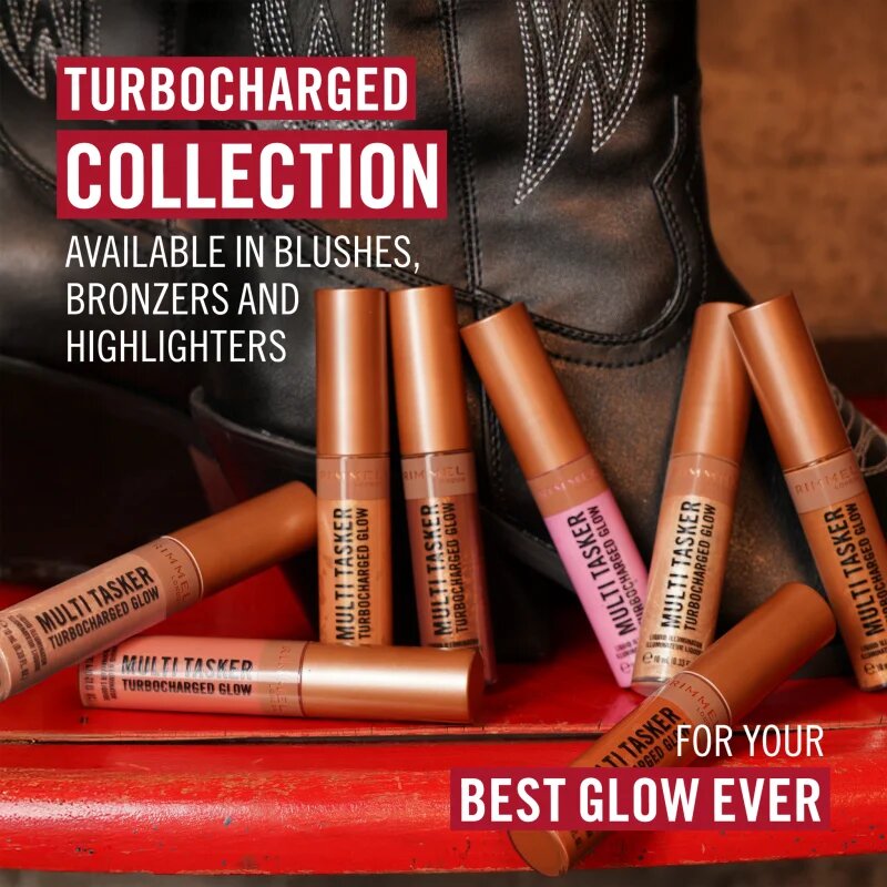 Rimmel Multi-Tasker Turbocharged Glow tekoči osvetljevalec odtenek 001 Not a Basic B 10 ml