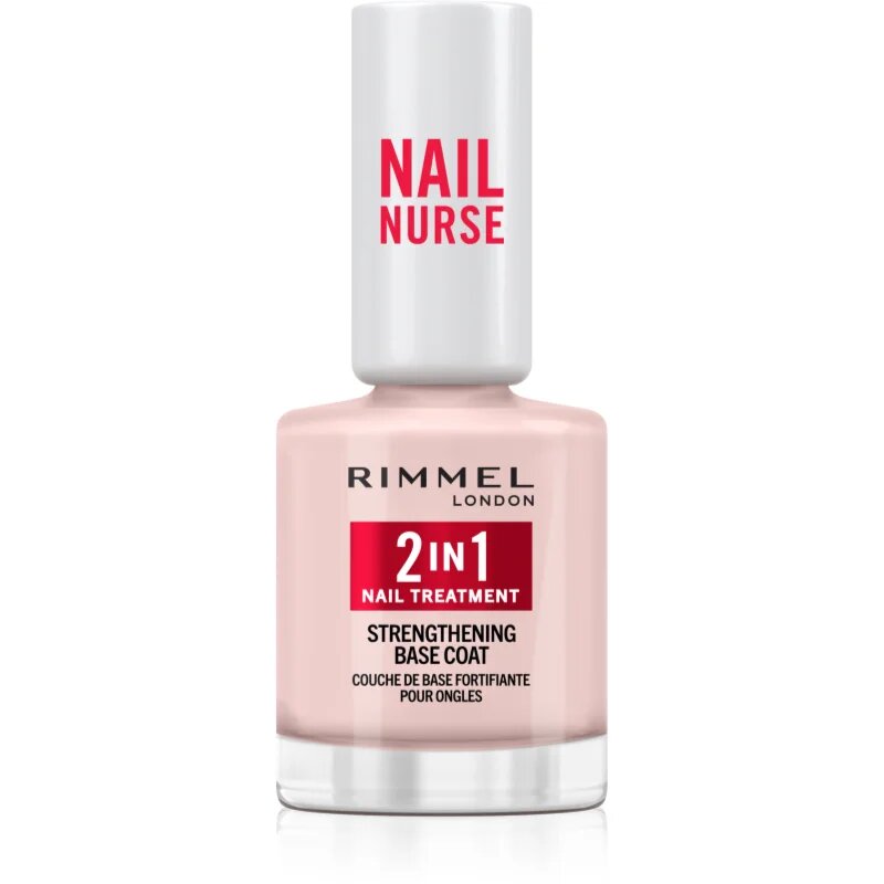 Rimmel Nail Nurse 2-in-1 podlaga za lak z učvrstitvenim učinkom 12 ml