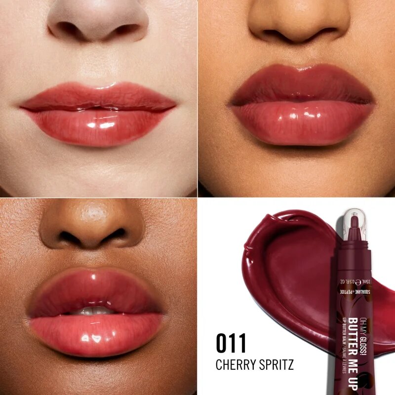 Rimmel Oh My Gloss! Butter Me Up vlažilni balzam za ustnice odtenek 011 Cherry Spritz 15 ml