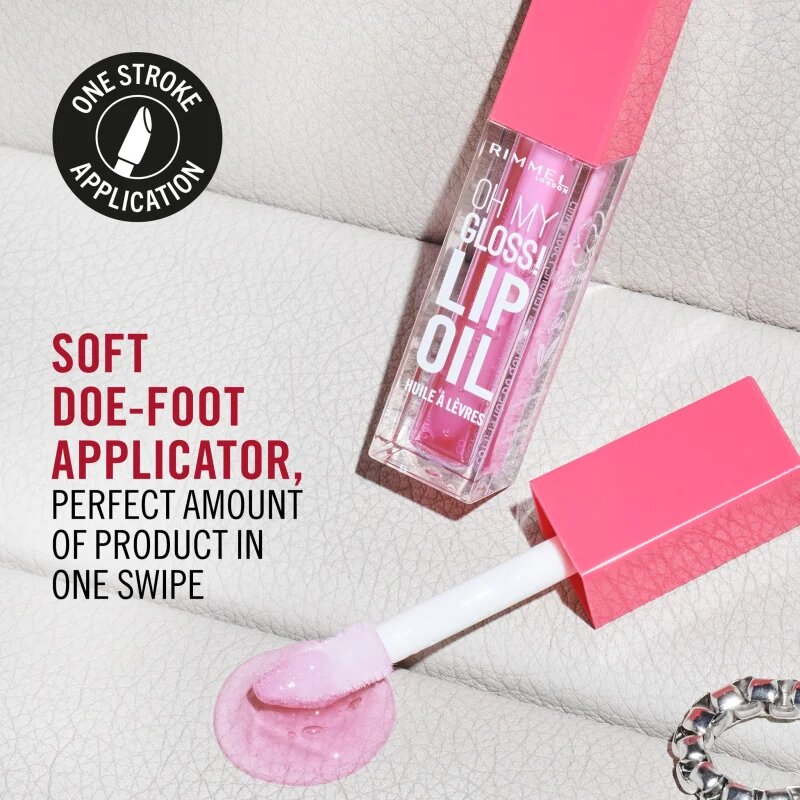 Rimmel Oh My Gloss! Lip Oil olje za ustnice z vlažilnim učinkom odtenek 003 Berry Pink 45 ml