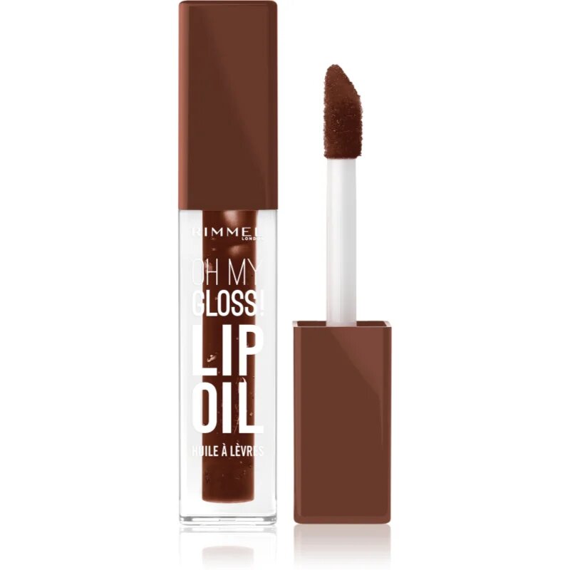 Rimmel Oh My Gloss! Lip Oil olje za ustnice z vlažilnim učinkom odtenek 010 Cappuccino Deep 4.5 ml