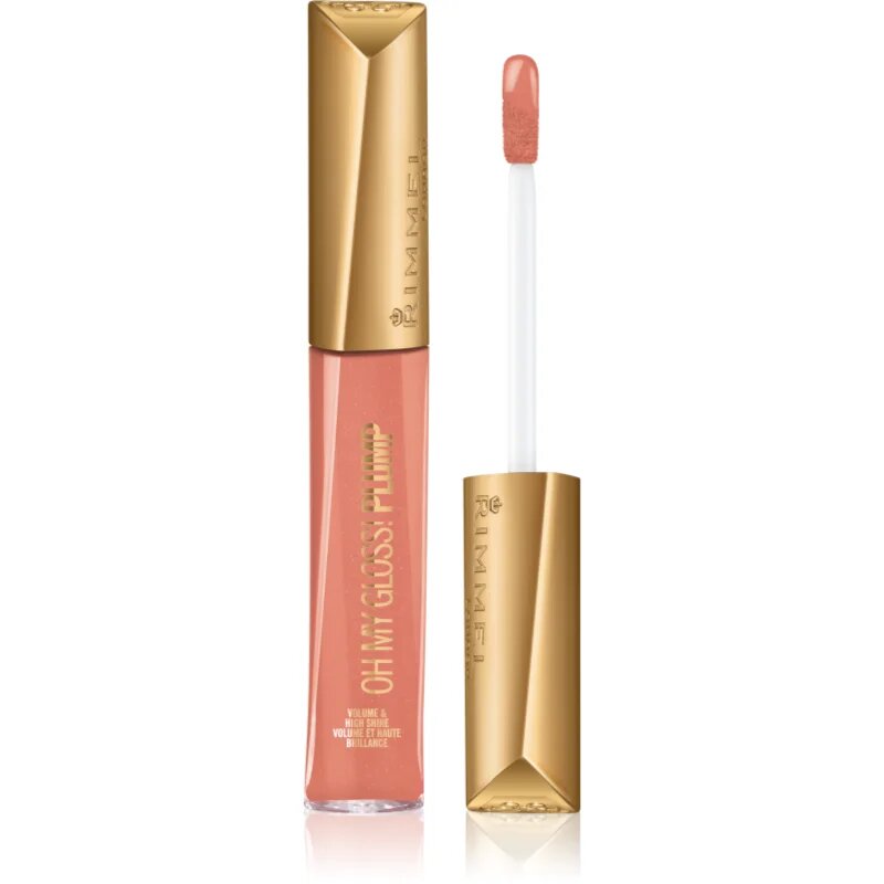 Rimmel Oh My Gloss! Plump sijaj za ustnice odtenek Peach Pie 6.5 ml