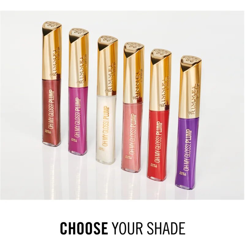 Rimmel Oh My Gloss! Plump sijaj za ustnice odtenek Peach Pie 6.5 ml