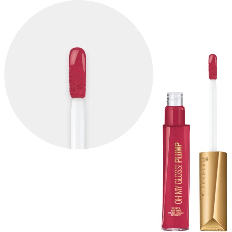 Rimmel Oh My Gloss! Plump sijaj za ustnice odtenek Raspberry Sundae 6.5 ml