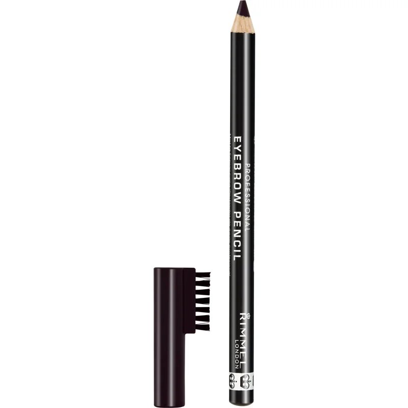 Rimmel Professional svinčnik za obrvi odtenek 004 BLACK BROWN 1.4 g