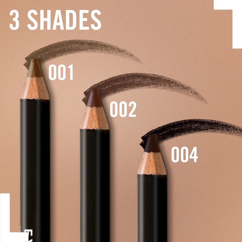Rimmel Professional svinčnik za obrvi odtenek 004 BLACK BROWN 1.4 g